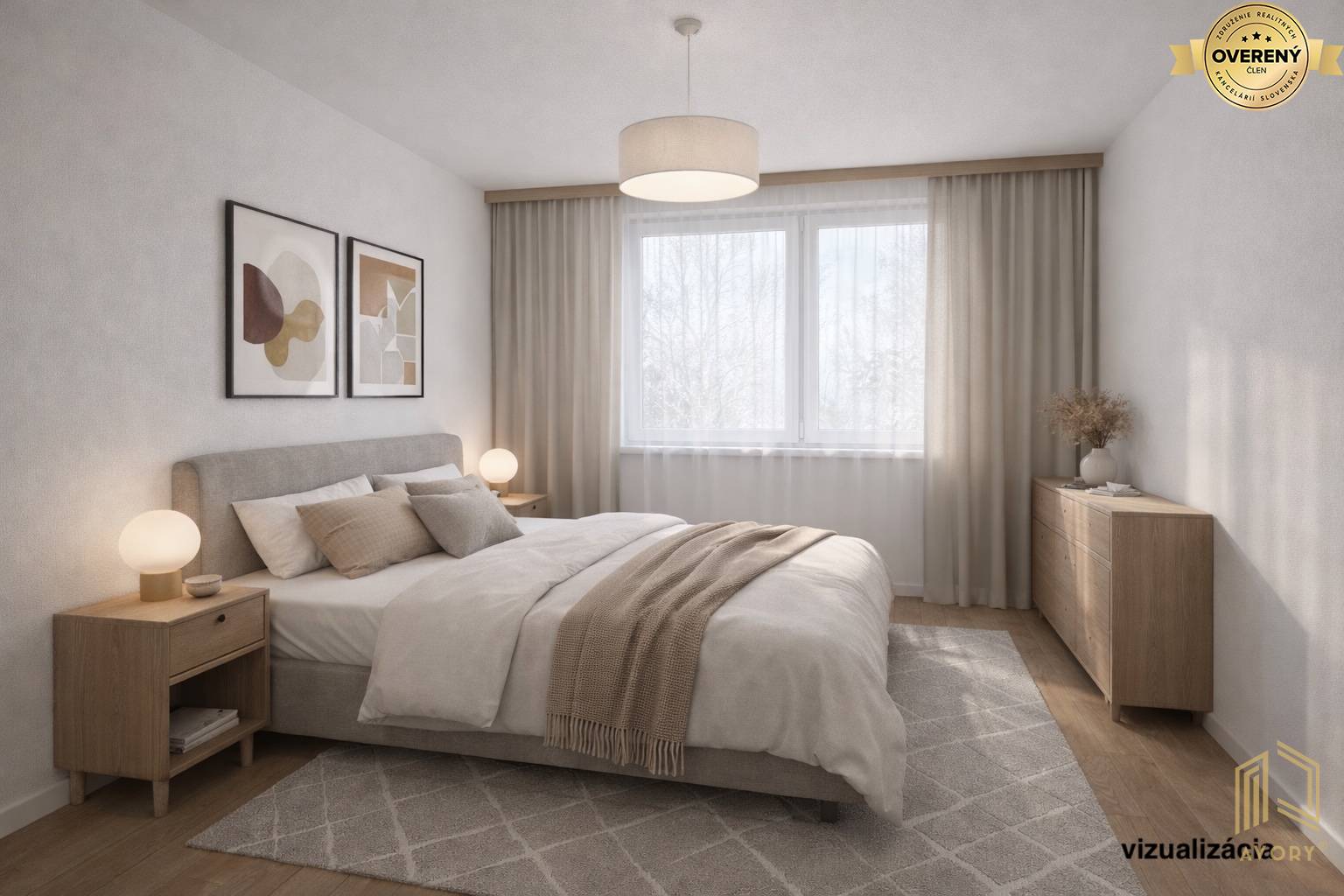 vizualizácia spálne