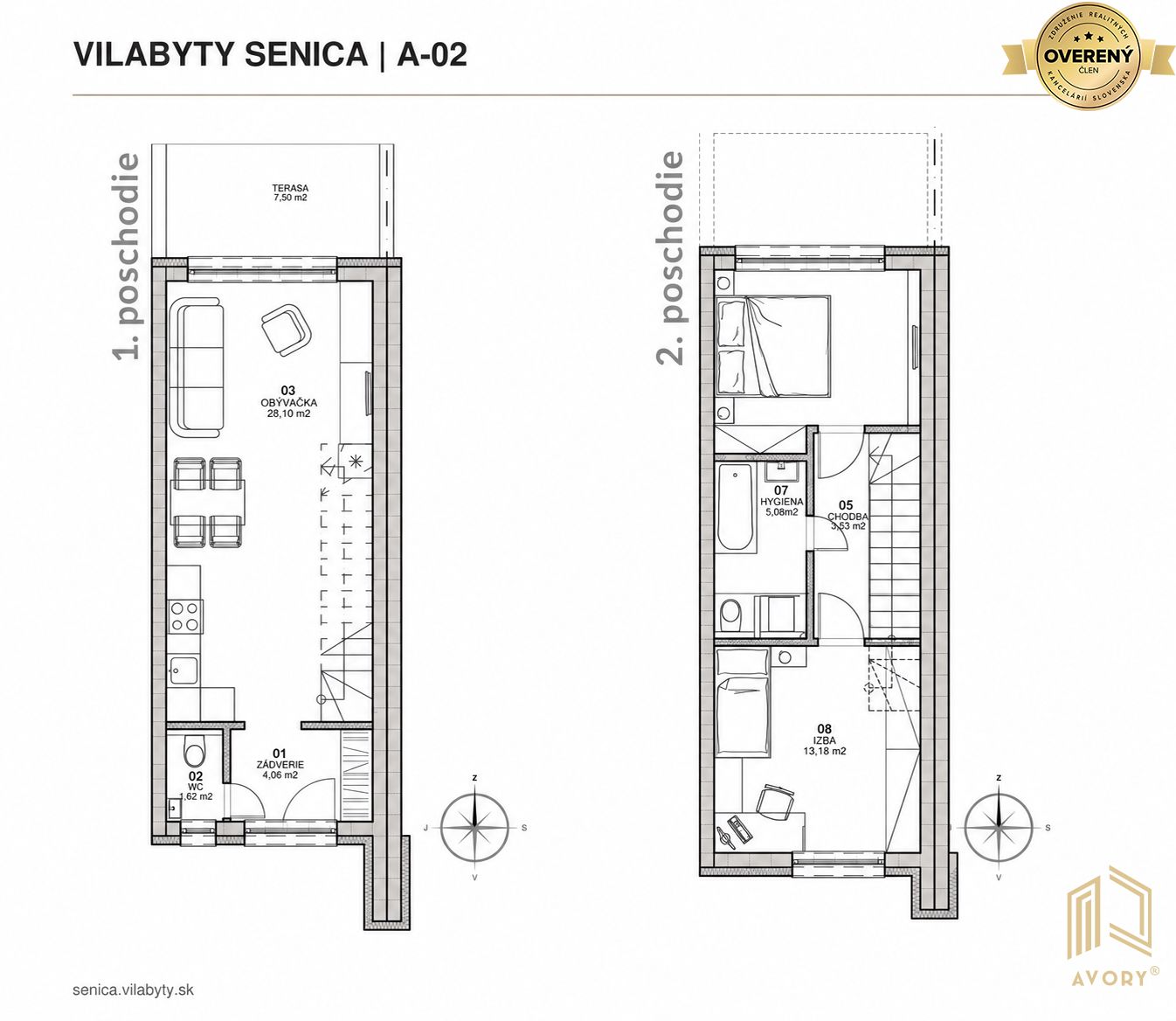 pôdorys byt 86m2